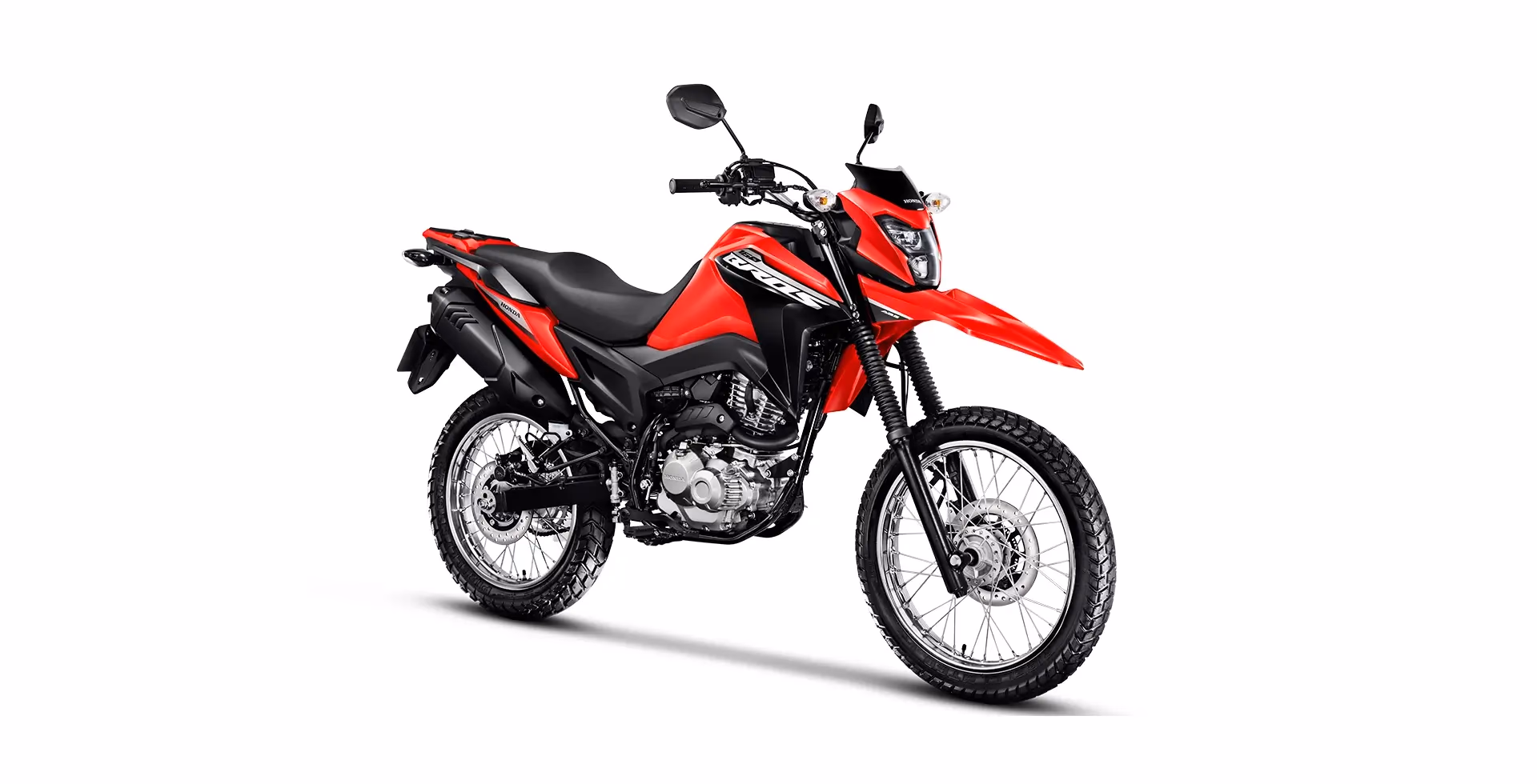 NXR 160 Bros dianteira direita vermelho - 8 de 17