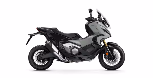 Honda X-ADV azul vista lateral